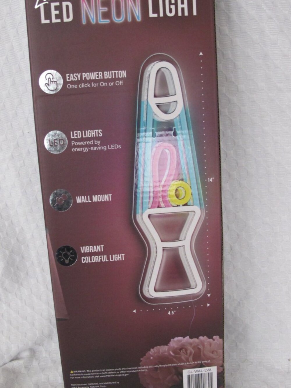 Gabba Goods Lava Lamp LED Neon Light - Picture 5 of 9